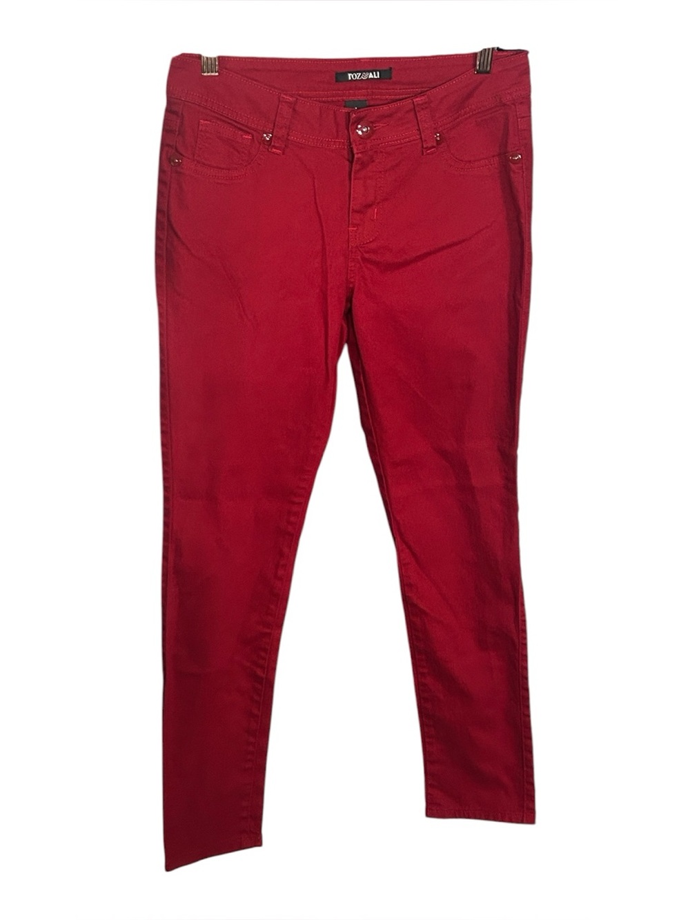 Roz & Ali Red Women’s Skinny Jeans
